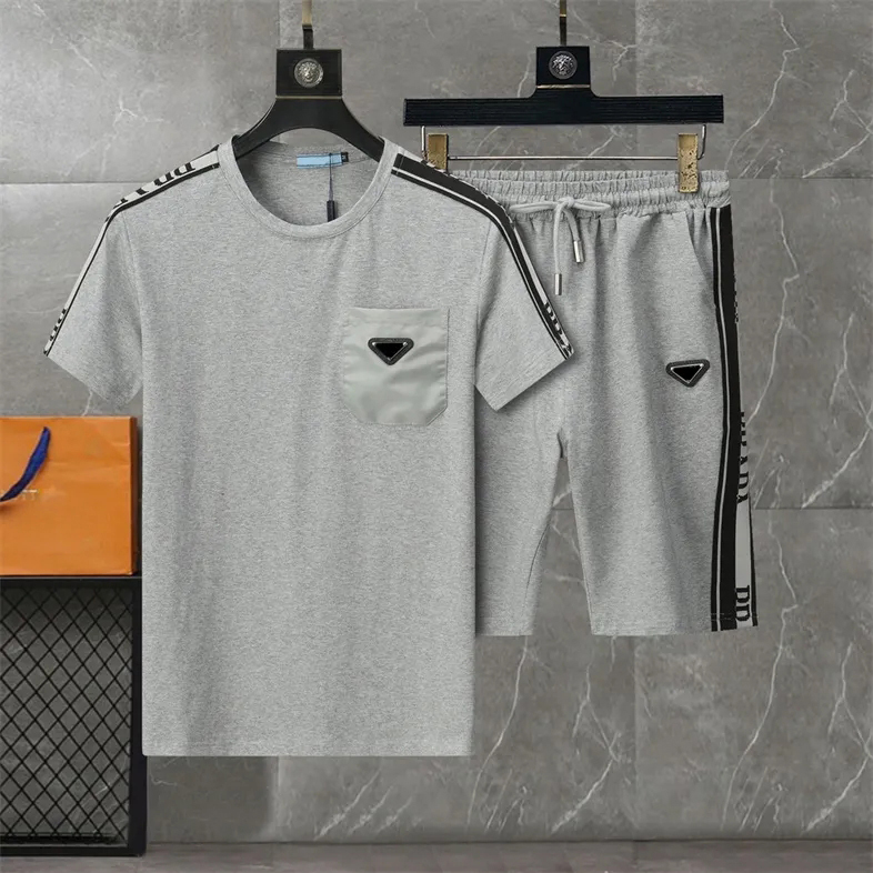 Fashion sports suit designer men's T-shirt shorts set summer casual high-end luxury cotton sports suit men's and women's T-shirt couple short sleeved men's clothing M-3XL