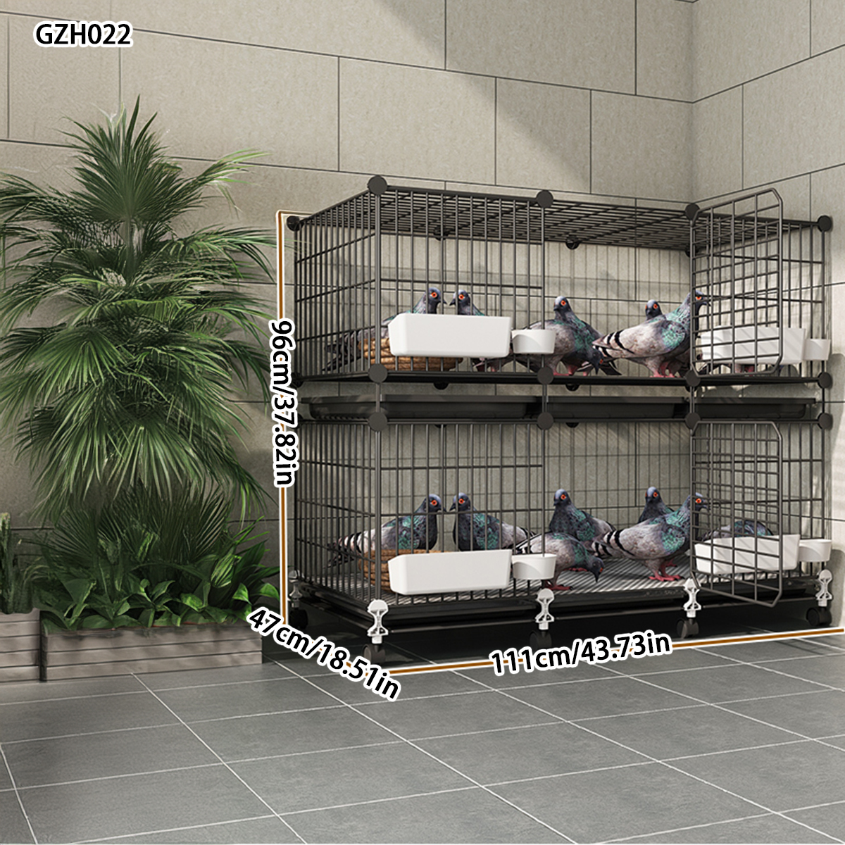 Household Extra-large Pigeon Nest Box Cage for Breeding Pairs - Innovative Duck Farming Pen