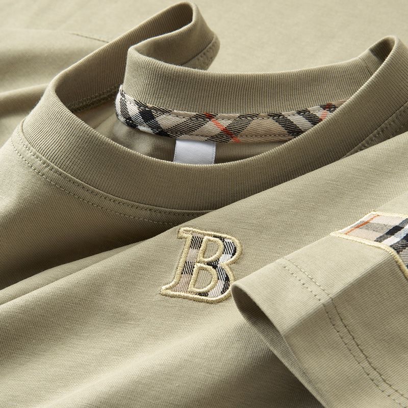 Blueberry Designer Mens Tshirt Heavy Cotton Tracksuit Short Sleeve Summer Streetwear Tops Fashion Luxury Classic Plaid Stripe Flora Shirts Womens Berry T Shirt F89