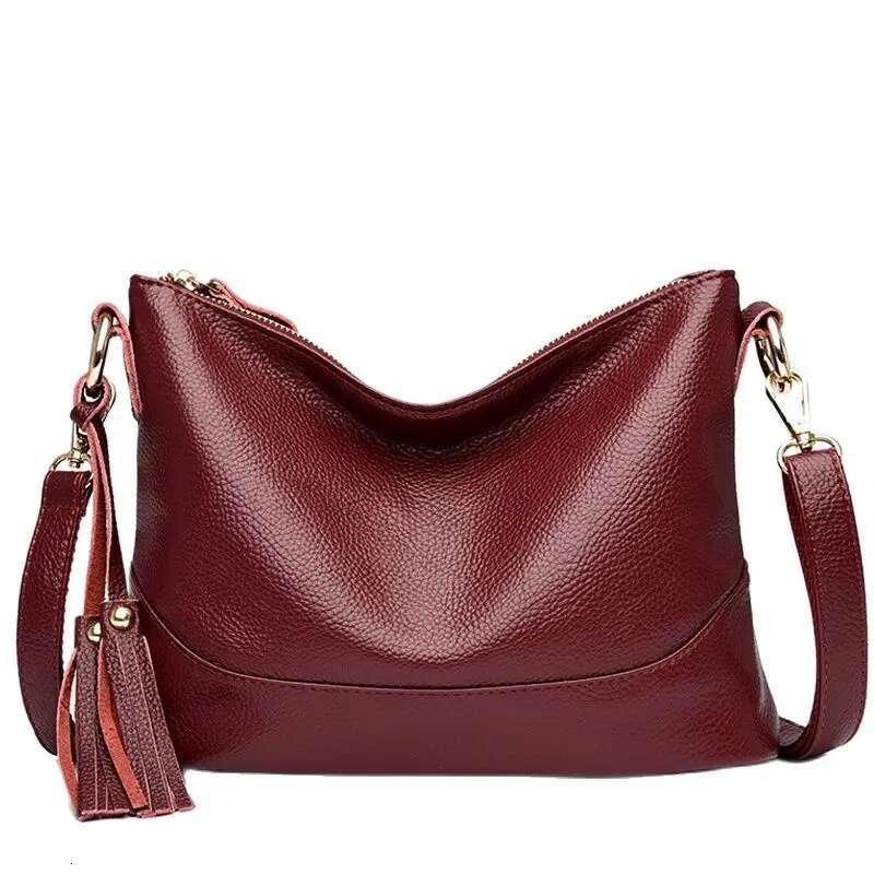 Soft Leather Women Brand Designer Ladies Handbag Purses Female Shoulder Bag Large Capacity Crossbody Bags Sac A Main