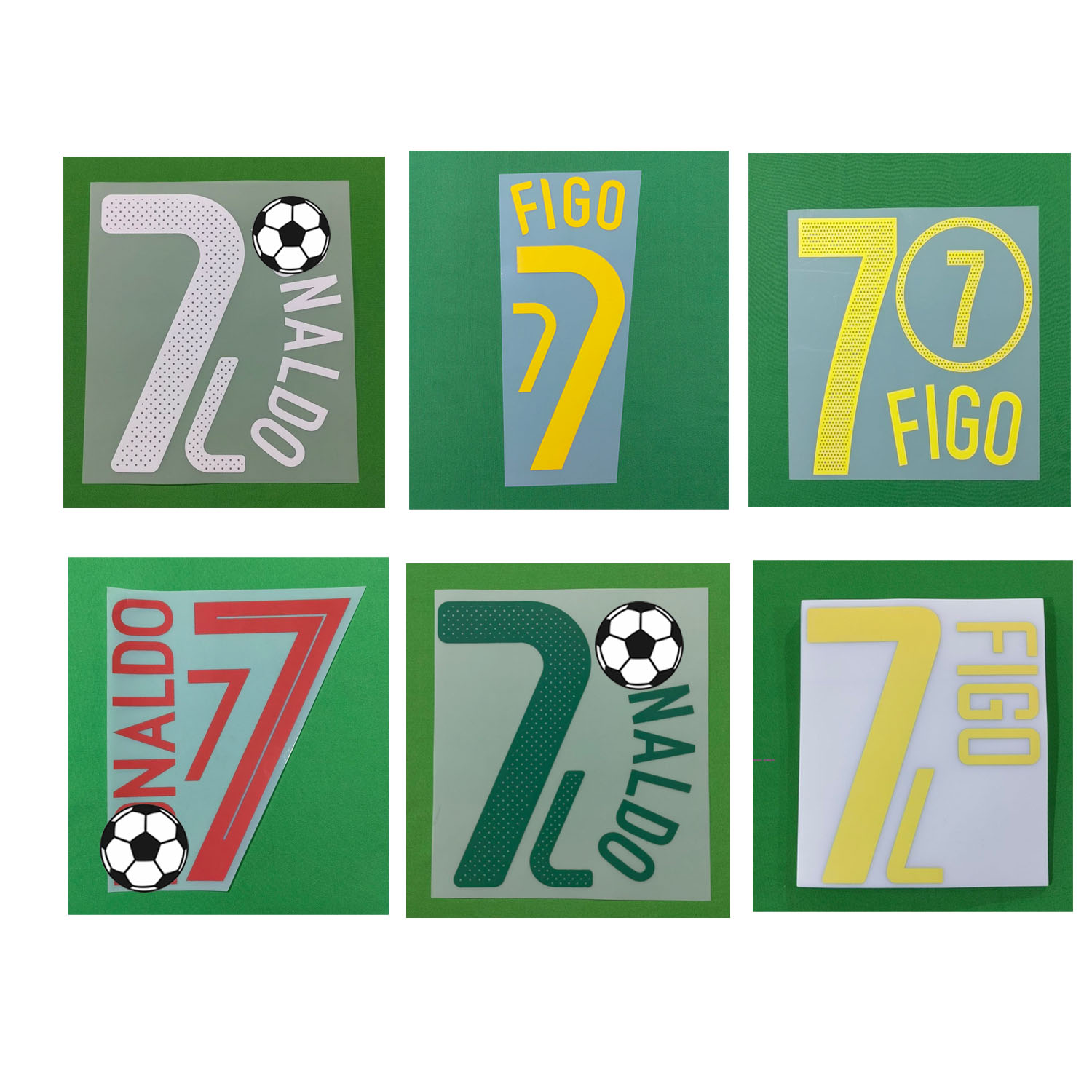 Retro Nameset Rui Costa Nameset Super Star Printing Soccer Patch Badge
