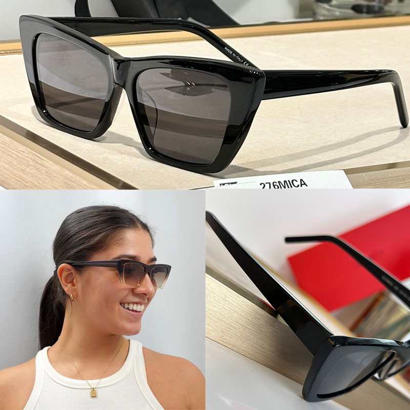 Designer Womens Cat Eye Sunglasses Ladies Fashion Show Styles Acetate Cat Eye Classic Style Luxury Outdoor Personality Classic Retro 276