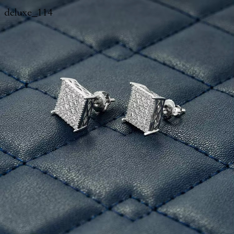Trendy Moissanite Stud Perfect Gift Weddings and Anniversaries VVS Clarity Dia Earrings for Sale