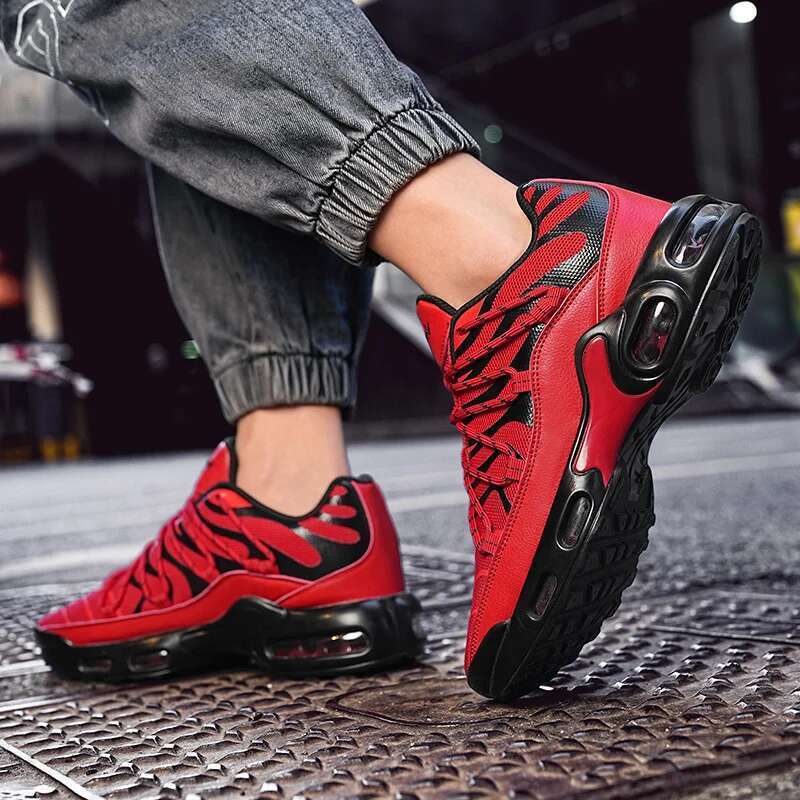 Sports Black Jogging Casual Sneakers Outdoor Breathable Mesh Fashion Loafers Running Shoes For Men atillas
