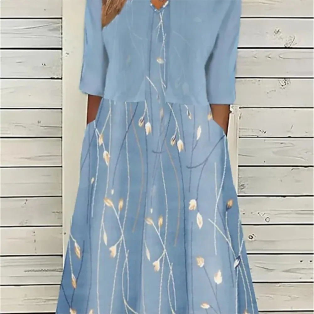 Autumn Boho Maxi set dress womens V-neck elegant floral print long skirt cardigan set womens casual beach holiday set dress 250109