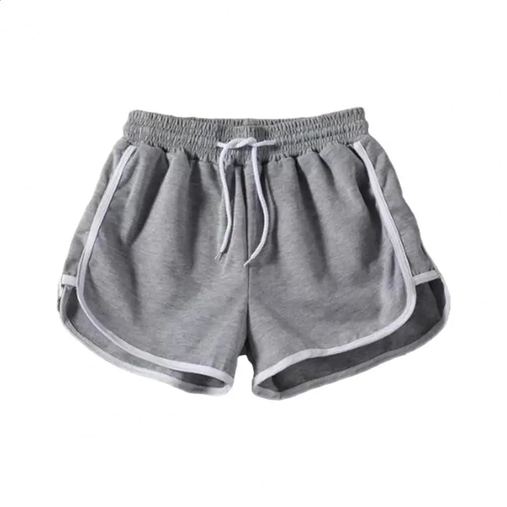 Comfortable Threequarter Pants Striped Side Shorts Breathable Drawstring Mens Summer Sport with Elastic Waist for Beach 250103