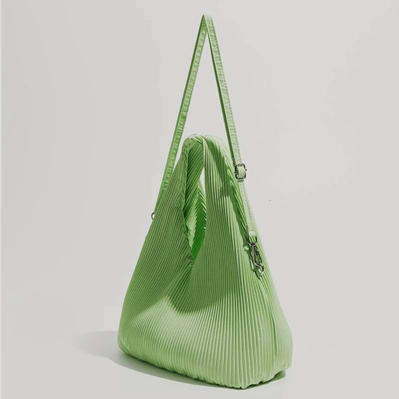 Fashion Hobos Bag For Women Designer Handbags And Purses New In Nylon Ruched Decoration Inner Pocket Shoulder Bags