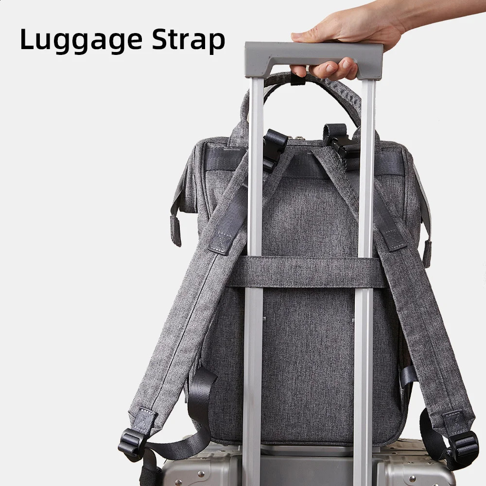 Nappy Backpack Bag Mummy Large Capacity Bag Multi-function Waterproof Outdoor Travel Diaper Bags 250106