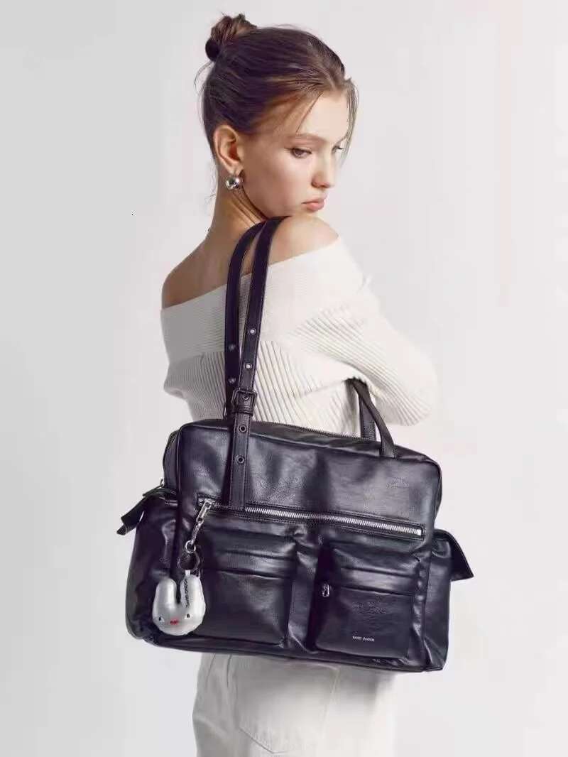 Samo Ondoh Korean Retro Fashion Autumn And Winter Melard Large Capacity Handbag Shoulder Bag Samoondoh Briefcase