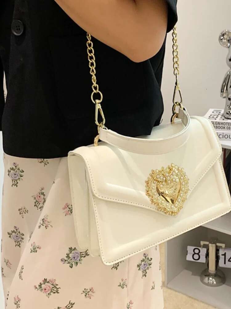 New Crossbody Small Square Retro Texture Shiny Leather Ladies Handbag Fashionable Solid Color Girl Shoulder Bag PU Mate