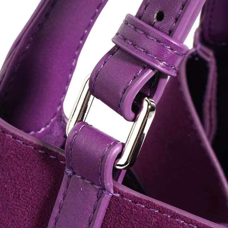 Classic Soft Frosted Cowhide Basket For Women New Matte Genuine Leather Hand Ladies Casual Elegant Tote Bag Party Bags