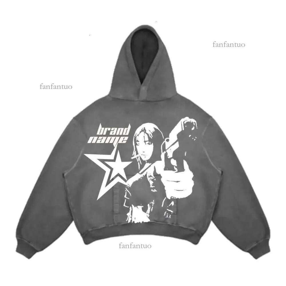 Mens Hoodies Sweatshirts Street Gothic Casual Letter Blast Print Pattern Men Clothing Fashion Hoodie Harajuku Retro Y2K sweatshirt 230725