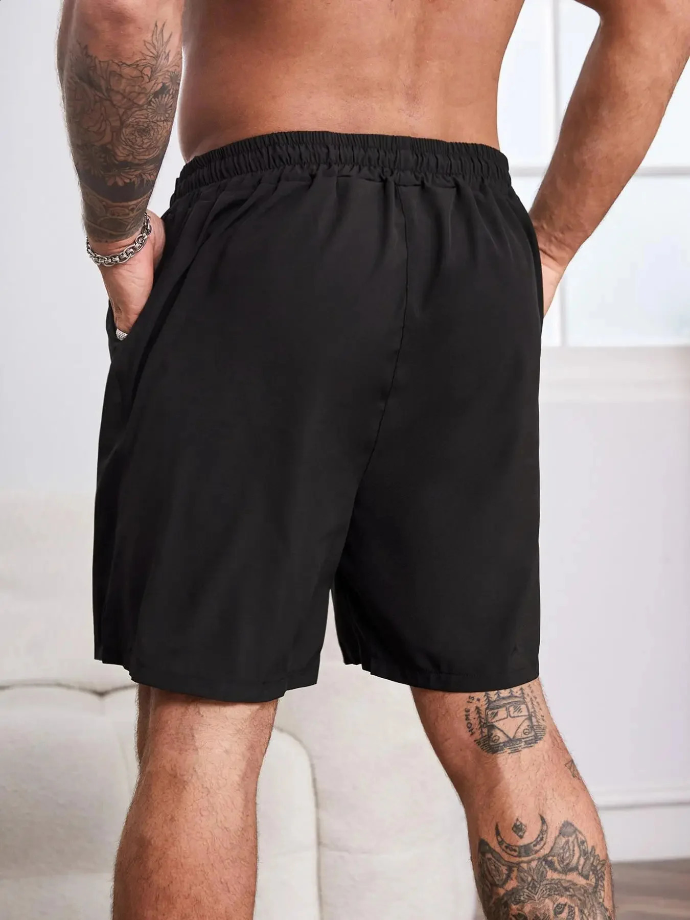 Mens Summer Sports Shorts Fitness Men Basketball Game Training Running Casual Loose QuickDrying FivePoint Pant 250109Z