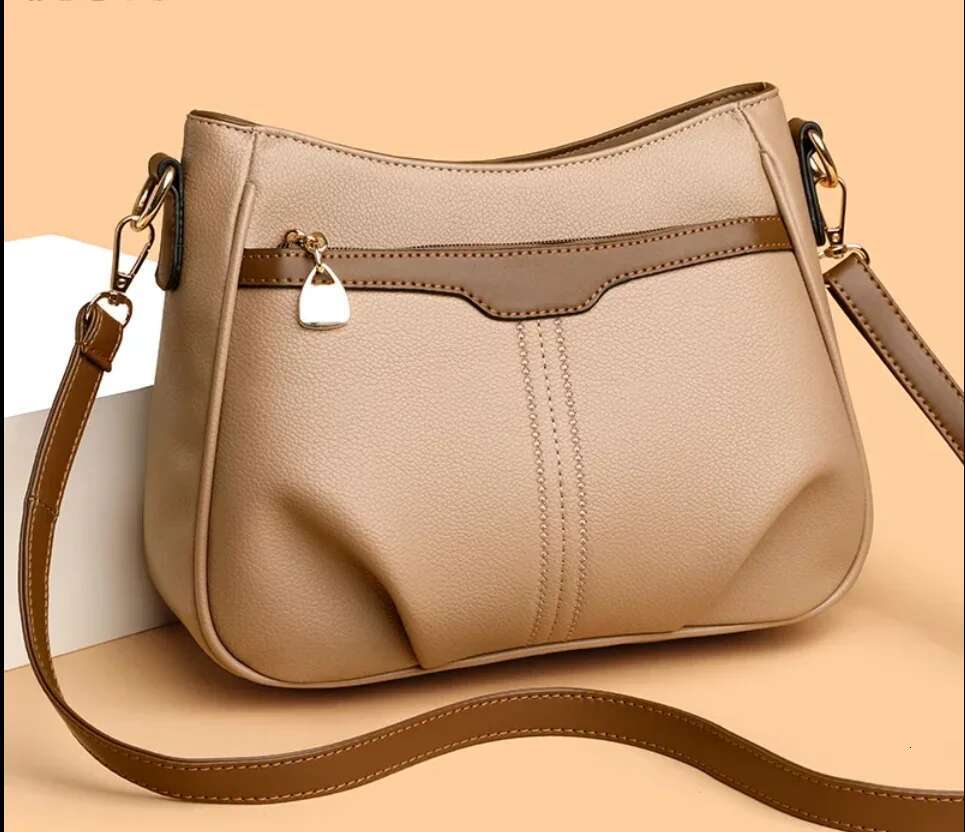 High Quality PU Leather Handbag Purse Women's Bag Solid Color Shoulder Crossbody Bags Lady Messenger Tote Bag For Women