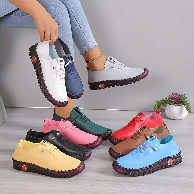 New for Mom Ladies Designer Flats Platform Shoes Outdoor Fashion Casual Women Sneakers
