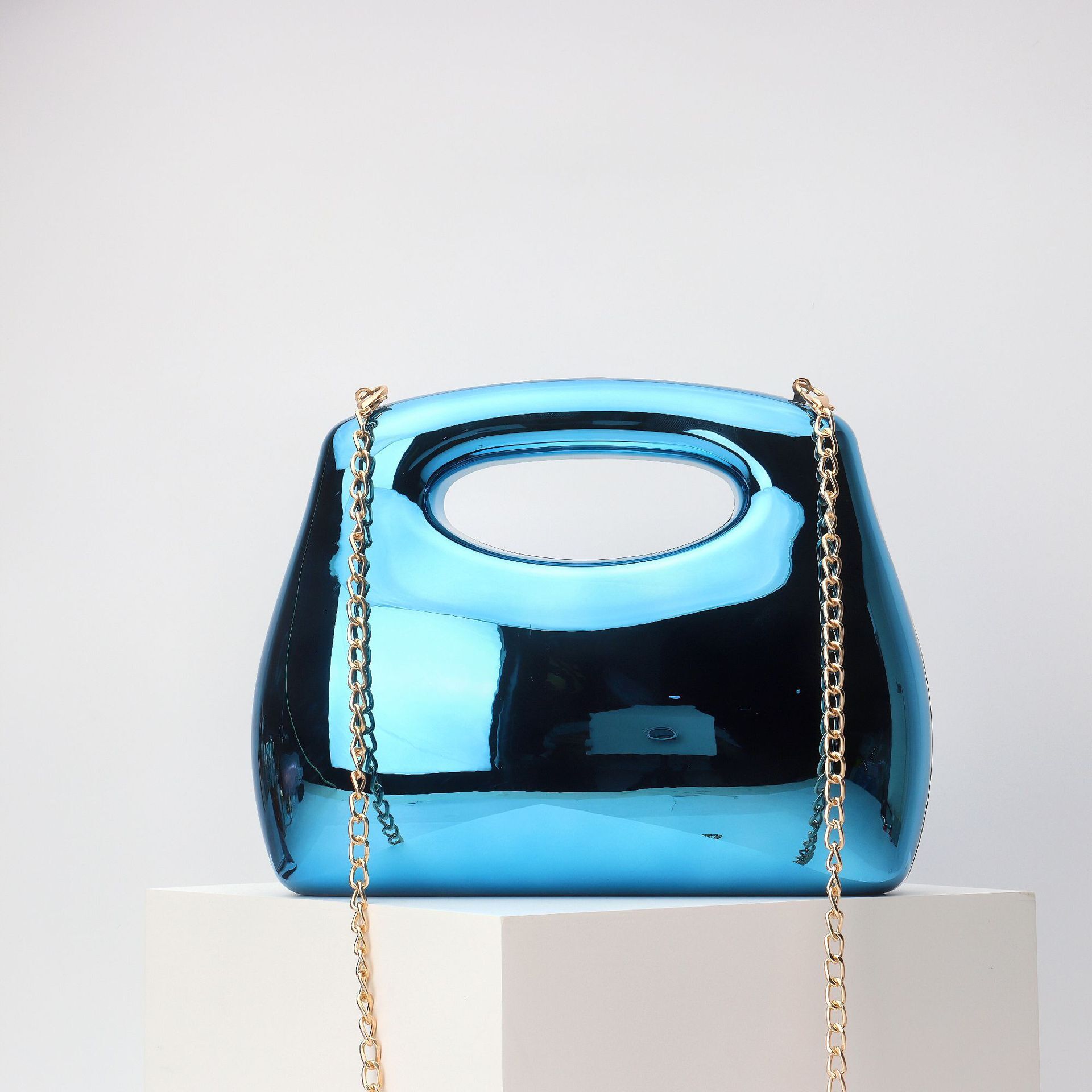 Acrylic New Banquet Chain Designer Handbag Box Women Bags Hand-held Bag