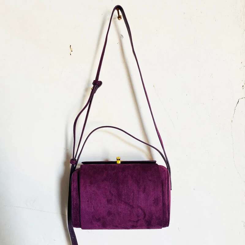 Faux Suede Box Messenger Bags For Women Designer Handbags And Purses New In Fashion Lock Square Shoulder Crossbody