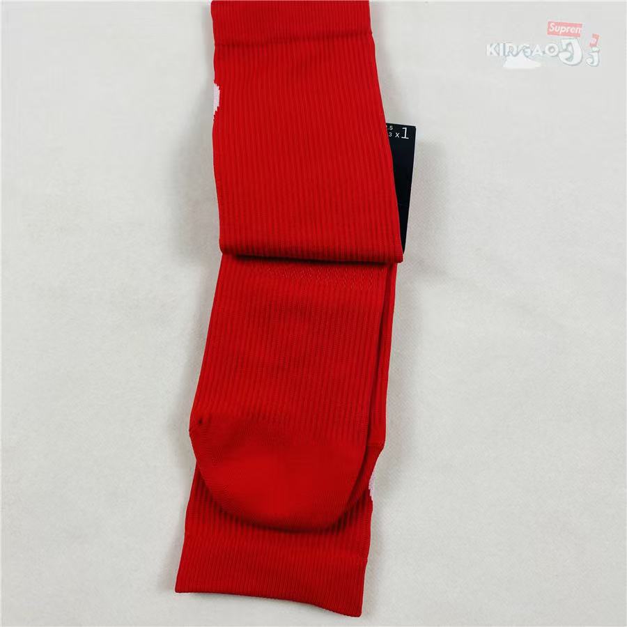 2025--Fashion Socks Casual Cotton Breathable Black red Skateboard Hip Hop Sock Sports Socks 2 colors