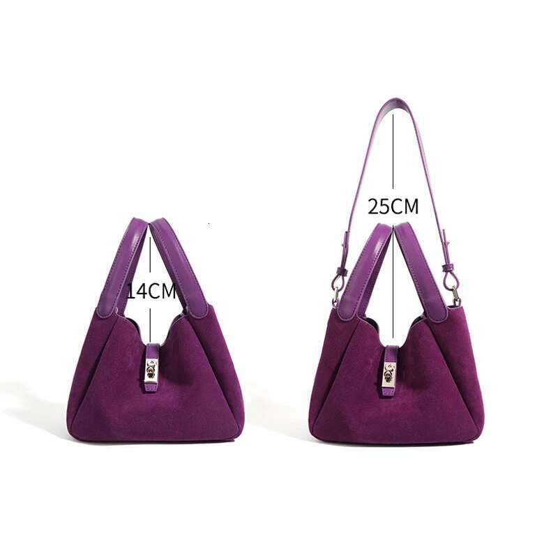 Classic Soft Frosted Cowhide Basket For Women New Matte Genuine Leather Hand Ladies Casual Elegant Tote Bag Party Bags