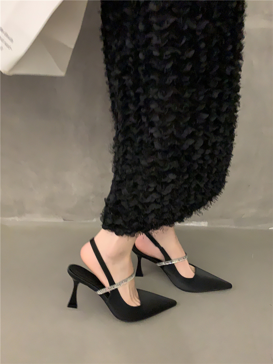 Free Shipping 2025 new designer heels Dress Shoes flat Slippers for womans diamond high heel sandals woman