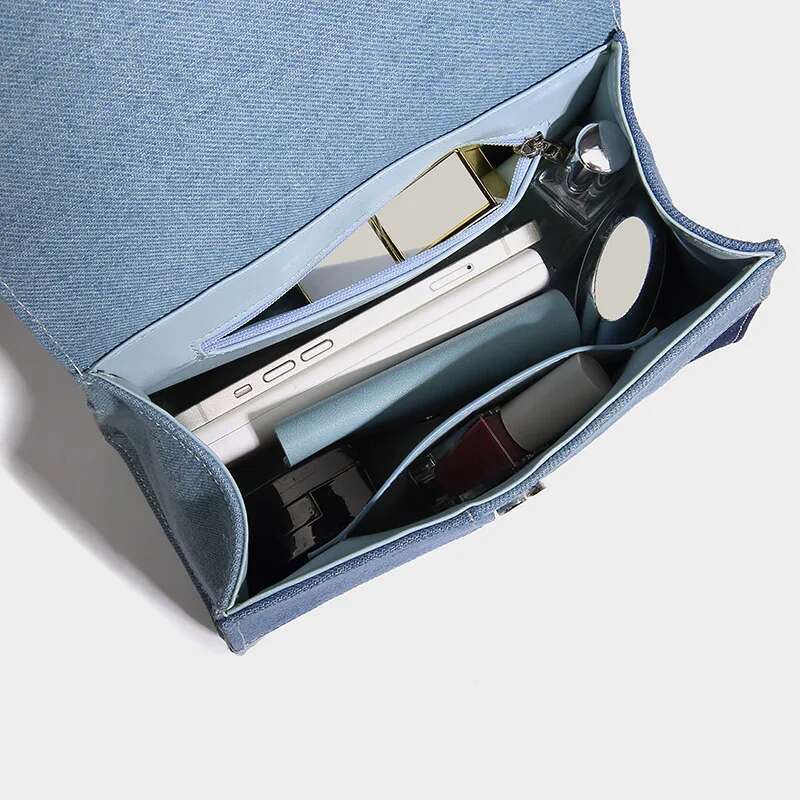 Bag Women's Shoulder Premium Splicing Denim Saddle Handbags For Women Crossbody Party Casual Fashionable Versatile Hand-Held
