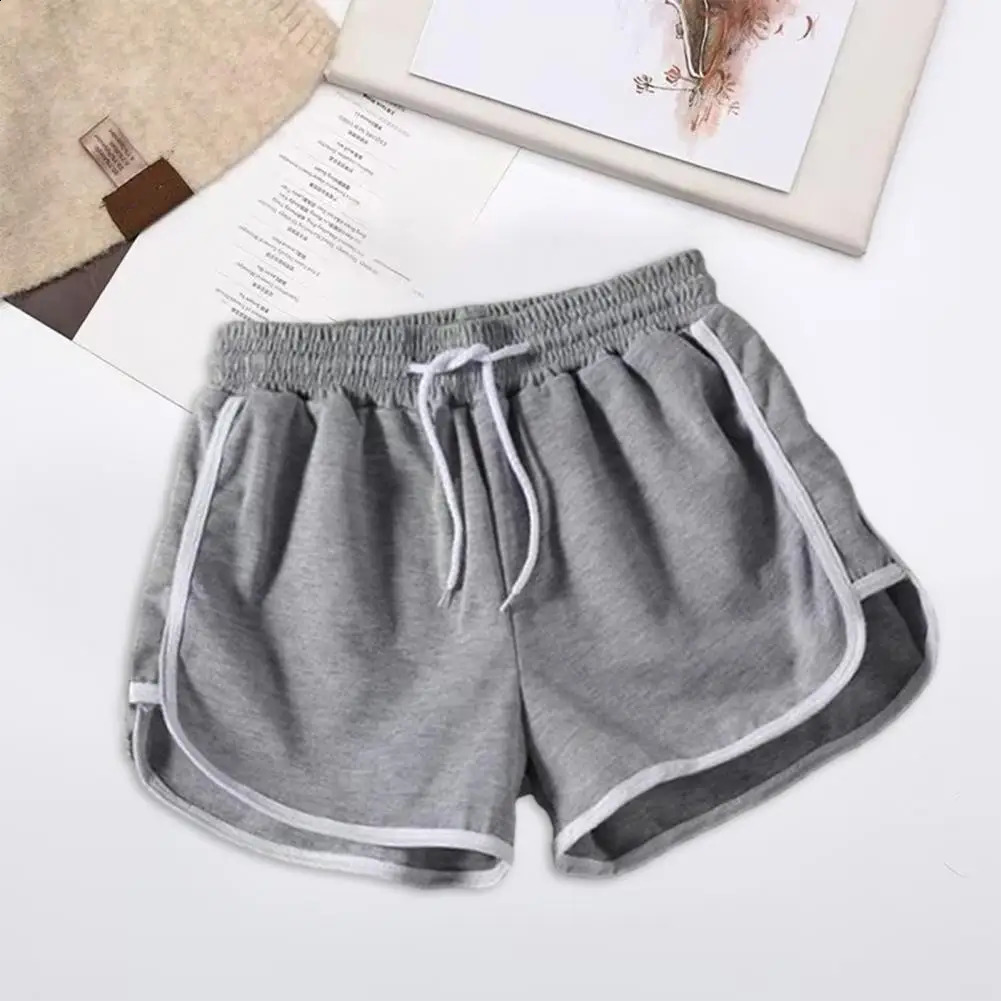 Comfortable Threequarter Pants Striped Side Shorts Breathable Drawstring Mens Summer Sport with Elastic Waist for Beach 250103