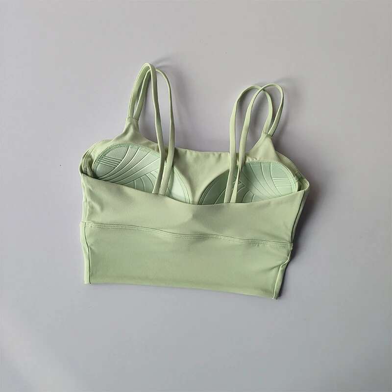 Integrated Sports Bra With Suspender, Women's Shock-Absorbing Gathering Beauty Vest Style Bra, Running Pilates Yoga Suit
