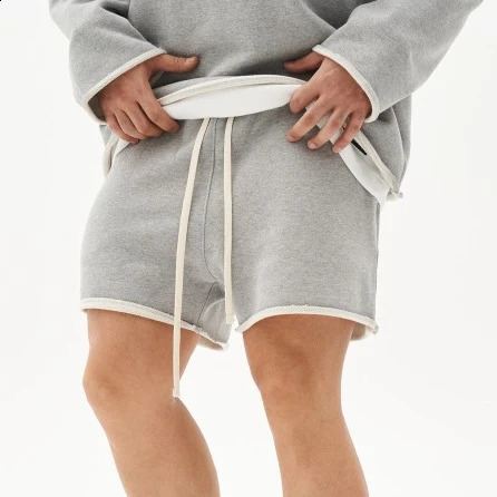 Men Shorts Casual Short Pants Ripped Cotton Gym Shorts Men Jogger Workout 250109