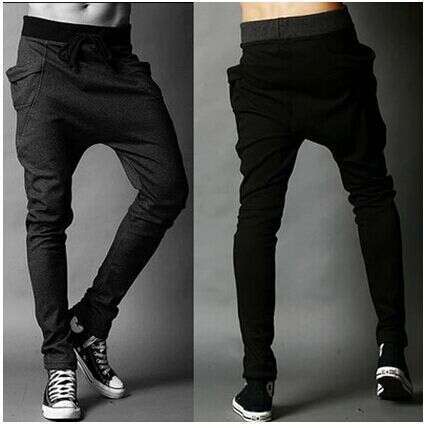 Wholesale-New Mens Joggers Fashion Harem Pants Trousers Hip Hop Slim Fit Sweatpants Men for Jogging Dance 8 Colors sport pants M~XXL
