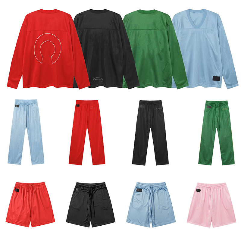 chrome shirt Mens t shirts Long sleeve graphic tee letter set High quality mens tshirt short sleeve Street Women shorts coloeful Loose Fashion T-Shirts