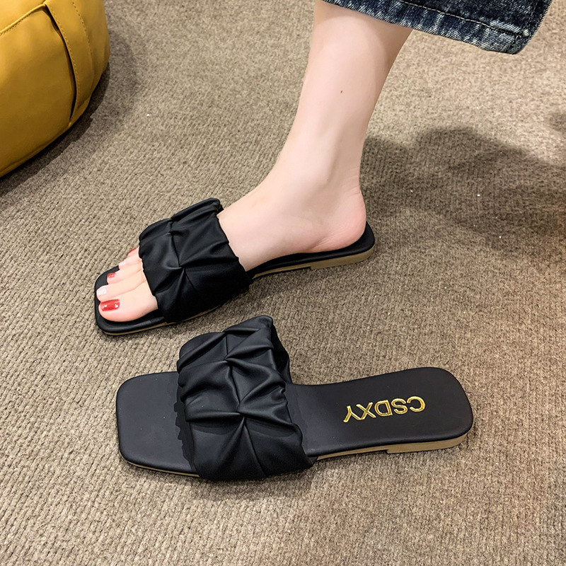 hot free shipping designer Sandals for woman 2025 new Minimalist Solid Classics breathable and fashionable Daily Outfit flat white green