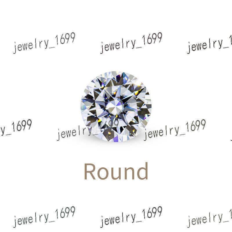 Factory Wholesale High Quality Loose Gemstones 3-10mm DEF vvs1 Round Moissanite