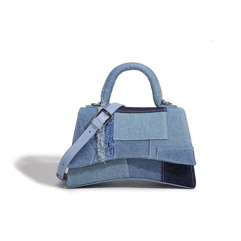 Bag Women's Shoulder Premium Splicing Denim Saddle Handbags For Women Crossbody Party Casual Fashionable Versatile Hand-Held