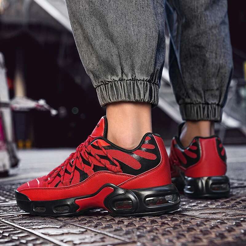 Sports Black Jogging Casual Sneakers Outdoor Breathable Mesh Fashion Loafers Running Shoes For Men atillas
