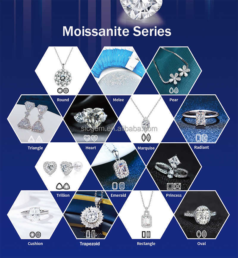 New Arrivals VVS Moissanite Huggie Hoops Fashionable Womens Stud Earrings with Sterling Silver Dangle and Drops S925