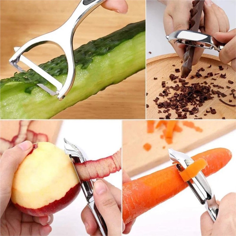 Multi-function Potato Carrot Skin Vegetable Stainless Steel Peeler Shredder Scraper Kitchen Gadgets Tools Acceesories