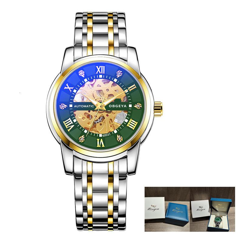 Men's Business Skeleton Automatic Mechanical Watch