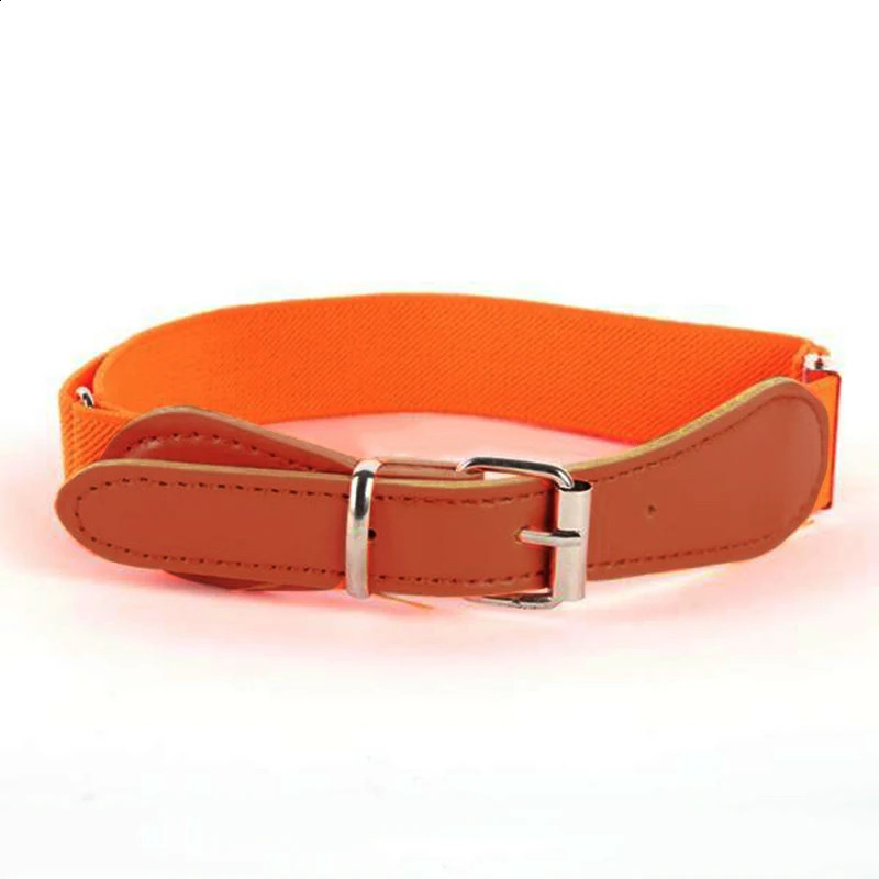 Children Belts Buckle Kids Jeans Pants Elastic Belt Stretch Adjustable For Toddler Boys Girls Fashion Waistband Candy Color 250103