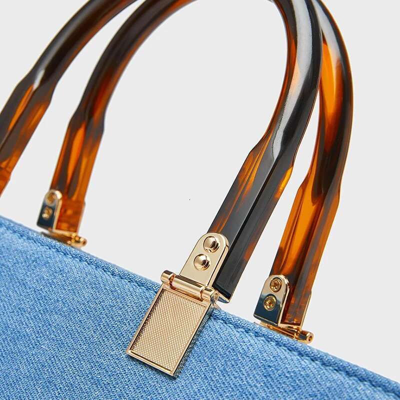 Donna-In 2023 Fashion Design Women Denim Bag Handbag Large Capacity Lady Jeans Tote Bags Crossbody Casaul Big Shopper Purses