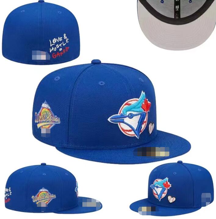 Blue Jays 2024 champions World Series Champs Baseball Team Full Closed Caps gorras bones Men Women Casual Outdoor Sport Flat Fitted Hats Chapeau Cap casquett a