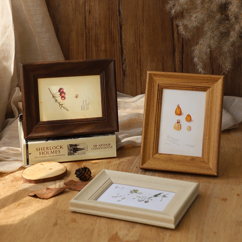 1Pcs White Creative Resin for 6 /8 Photos - Vintage American Style Tabletop/Wall Hanging Picture Frame H260306