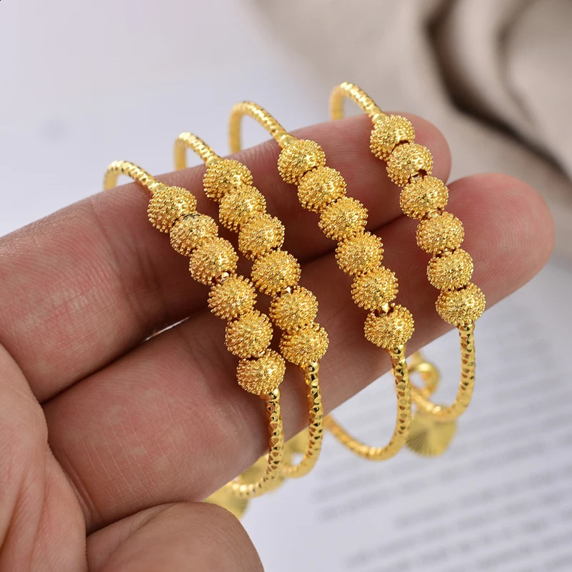 18k solid color bracelet suitable for ren Ethiopian bracelets birthday gifts Habesha party bracelets 250109