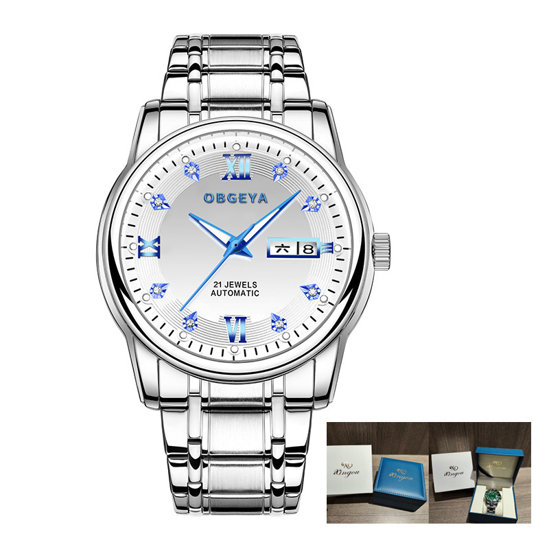 Stylish Men's Waterproof Watch with Automatic Mechanical Movement