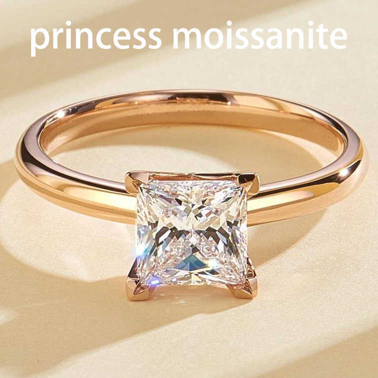 Good Quality Womens And Wholesale Moissanite 10K 14K 18K Solid Gold Lab Grown Diamond Engagement Ring