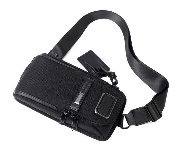 Alpha 3 Series Nylon New Casual Fashionable Single Shoulder Portable Men's Chest Bag 2603585D3 Lightweight Travel