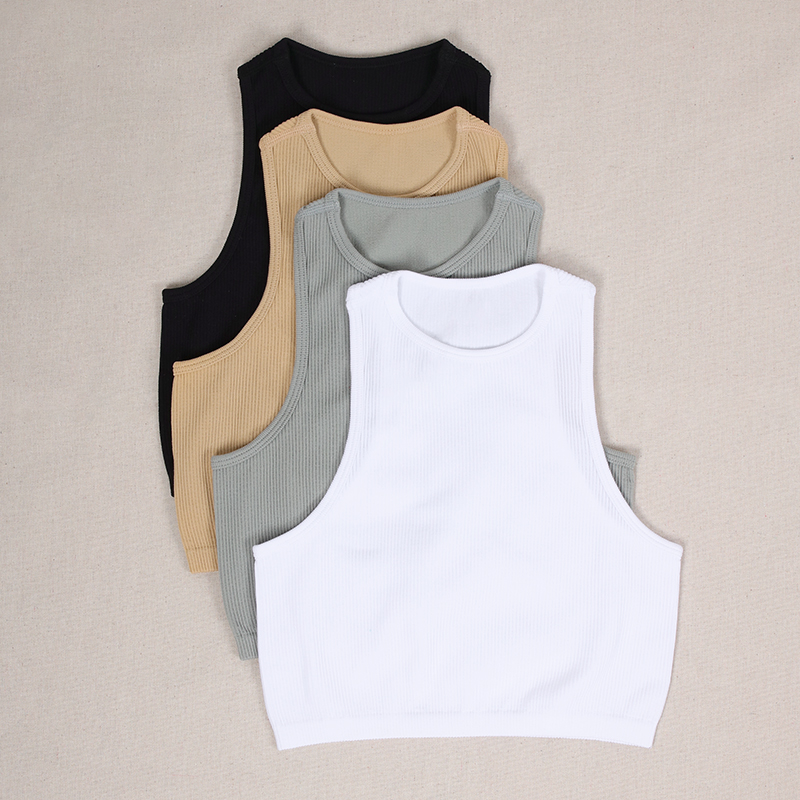 Summer Seamless Push Up Y2k tops Beautiful Sport Sexy Tank Top Mallas Casual Woman Corset Top