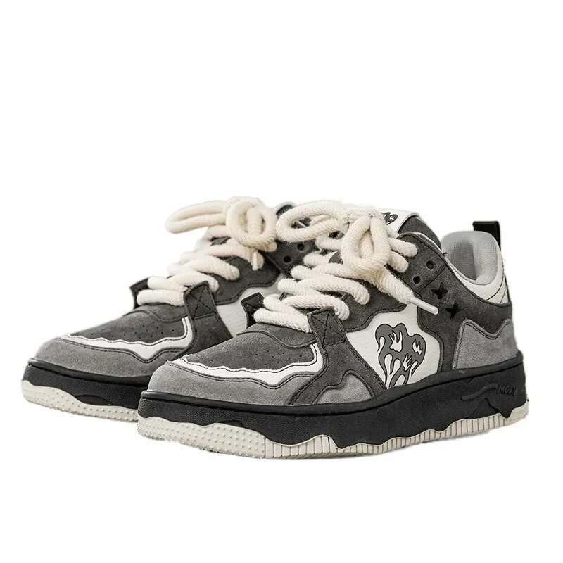 Korean Women Sports Fashion Athletic Casual Sneakers Female Designer Star Women's Board Platform Shoes Atos De Mujer