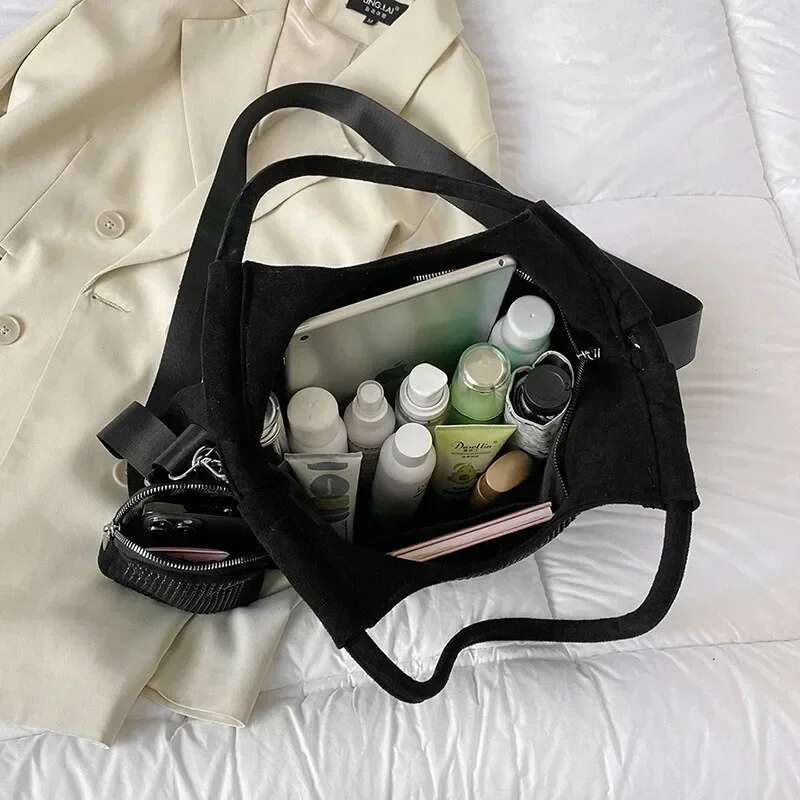 2023 New Shiny Rhie Handbag Large Shopping Fashion Dinner Underarm Shoulder Women's Party Commuter Bag