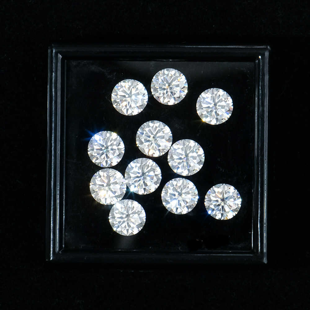 Factory Wholesale High Quality Loose Gemstones 3-10mm DEF vvs1 Round Moissanite