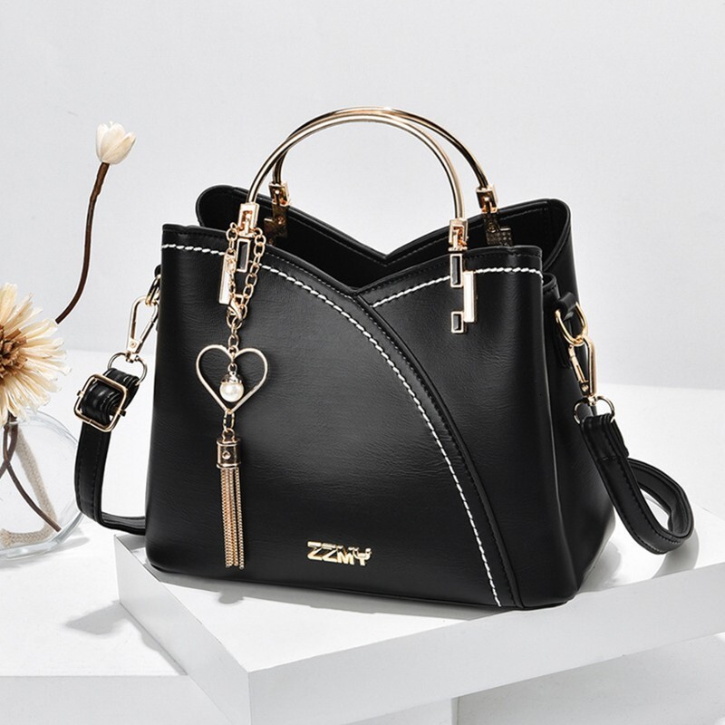 Women's Patchwork Bag Large Capacity Shoulder Pu Leather Handbag Ladies Bags Purses And Handbags